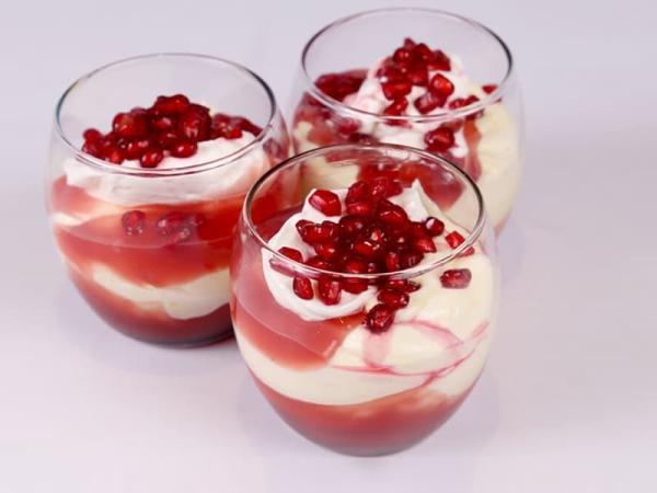 طرز تهیه موس انار در 8 قدم به روش فرانسوی ، دسر شیک شب یلدا طرز تهیه موس انار در 8 قدم به روش فرانسوی ، دسر شیک شب یلدا